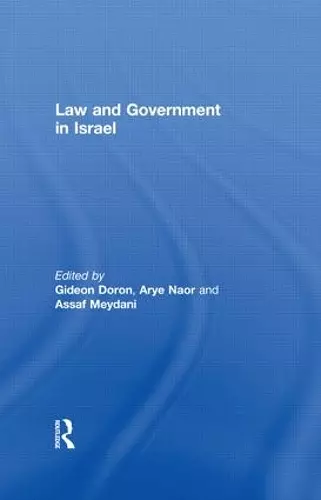 Law and Government in Israel cover