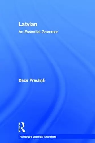 Latvian: An Essential Grammar cover