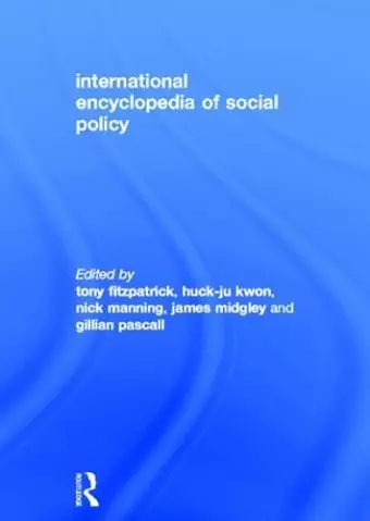 International Encyclopedia of Social Policy cover