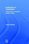 Evaluation in Translation cover