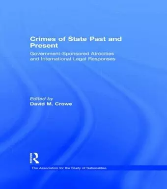 Crimes of State Past and Present cover