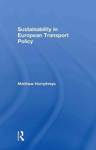 Sustainability in European Transport Policy cover