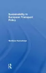 Sustainability in European Transport Policy cover