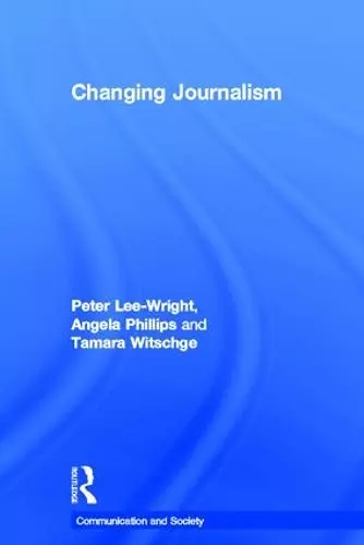 Changing Journalism cover