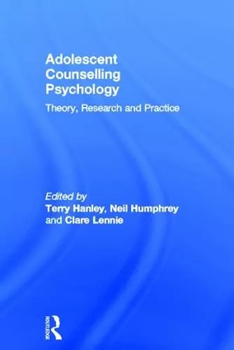 Adolescent Counselling Psychology cover