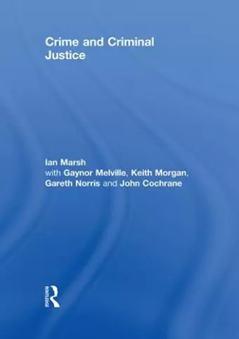 Crime and Criminal Justice cover