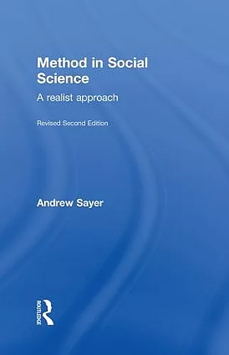 Method in Social Science cover