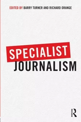 Specialist Journalism cover