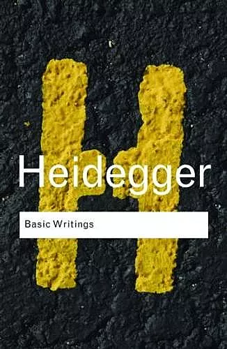 Basic Writings: Martin Heidegger cover