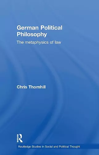 German Political Philosophy cover