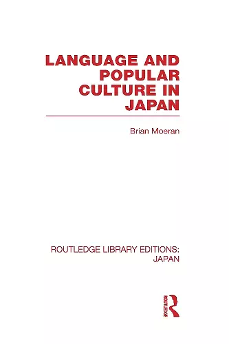 Language and Popular Culture in Japan cover