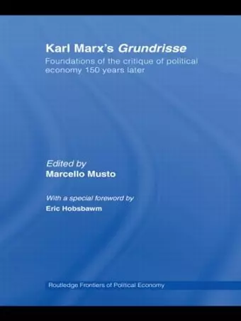 Karl Marx’s Grundrisse cover