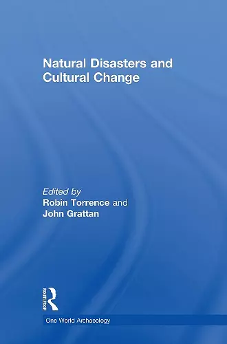 Natural Disasters and Cultural Change cover