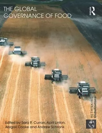 The Global Governance of Food cover