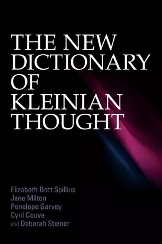 The New Dictionary of Kleinian Thought cover