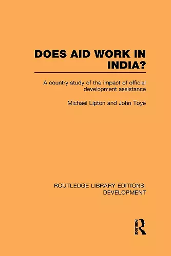 Does Aid Work in India? cover