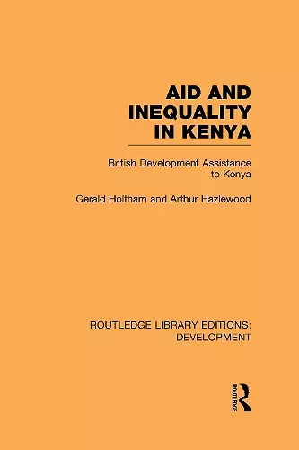 Aid and Inequality in Kenya cover