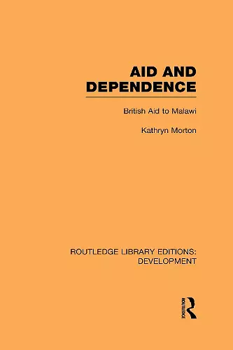 Aid and Dependence cover