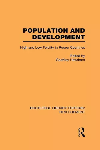 Population and Development cover