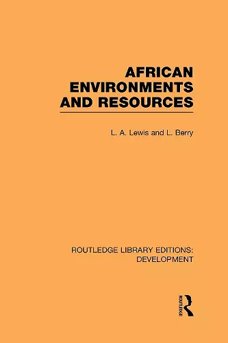 African Environments and Resources cover