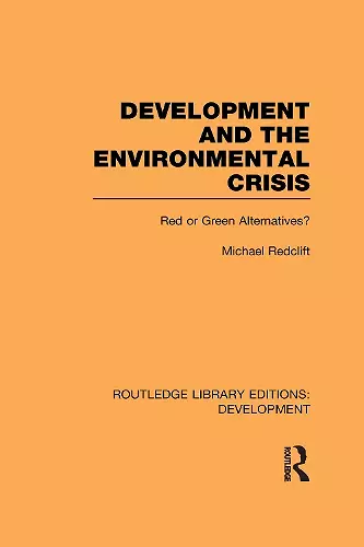 Development and the Environmental Crisis cover