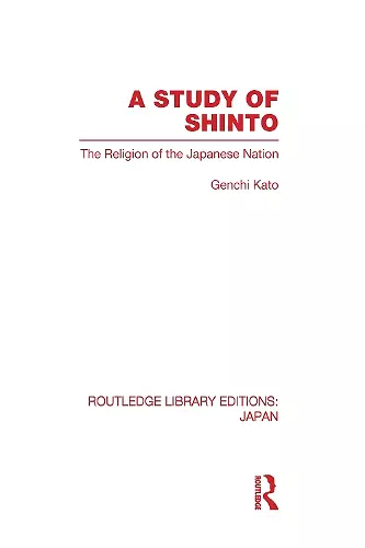 A Study of Shinto cover