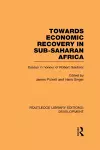 Towards Economic Recovery in Sub-Saharan Africa cover
