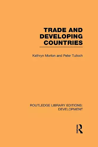 Trade and Developing Countries cover