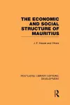 The Economic and Social Structure of Mauritius cover