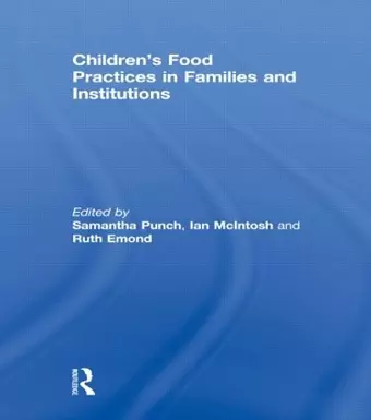 Children’s Food Practices in Families and Institutions cover