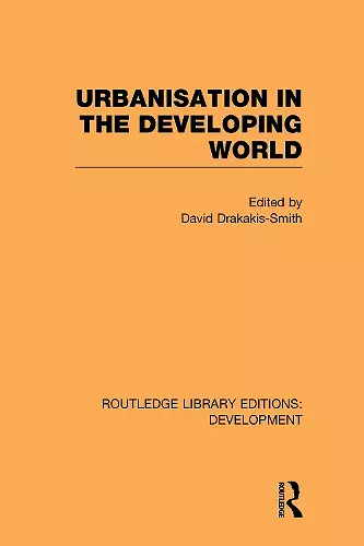 Urbanisation in the Developing World cover