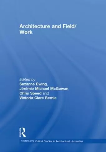 Architecture and Field/Work cover