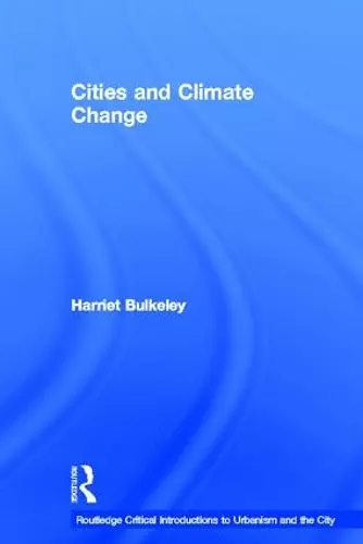 Cities and Climate Change cover