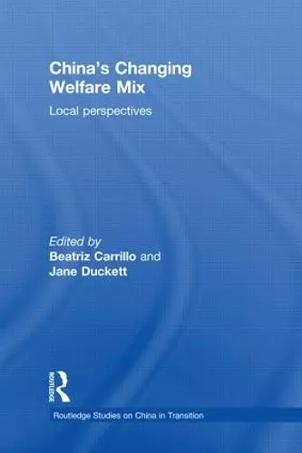 China's Changing Welfare Mix cover