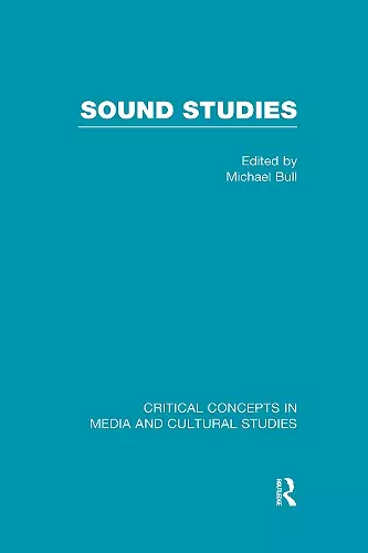 Sound Studies cover