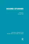 Sound Studies cover