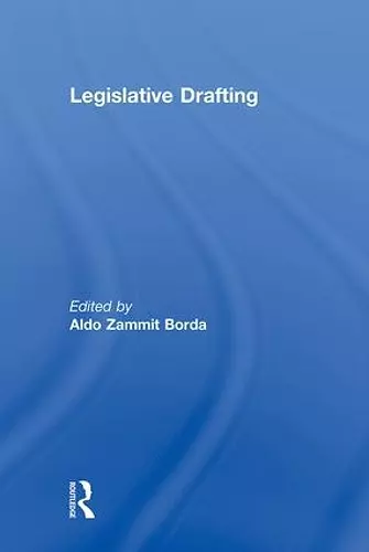 Legislative Drafting cover