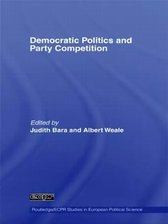 Democratic Politics and Party Competition cover