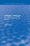 A History of Europe (Routledge Revivals) cover