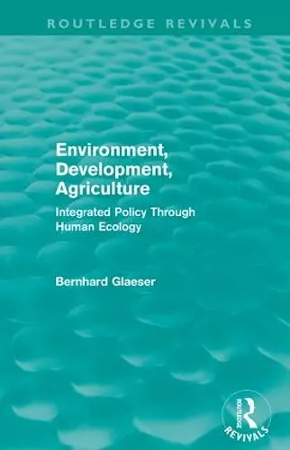 Environment, Development, Agriculture cover