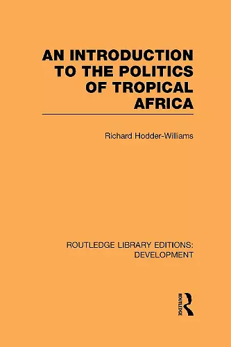 An Introduction to the Politics of Tropical Africa cover