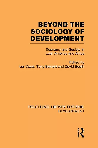 Beyond the Sociology of Development cover