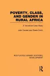 Poverty, Class and Gender in Rural Africa cover