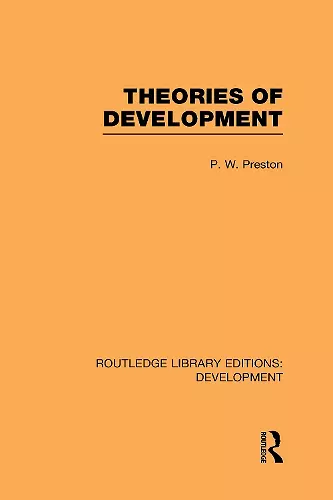 Theories of Development cover