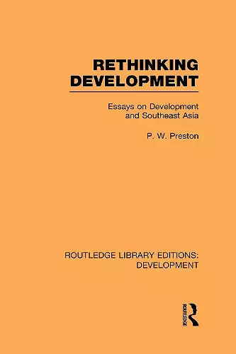 Rethinking Development cover