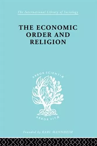 The Economic Order and Religion cover