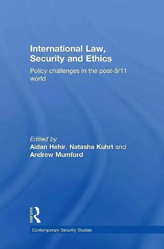 International Law, Security and Ethics cover