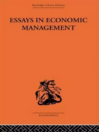 Essays in Economic Management cover