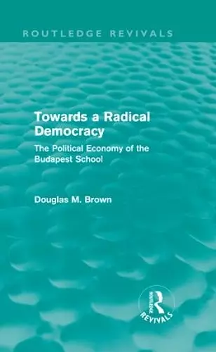 Towards a Radical Democracy (Routledge Revivals) cover