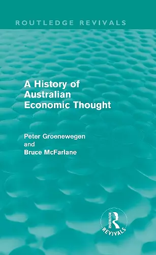 A History of Australian Economic Thought (Routledge Revivals) cover